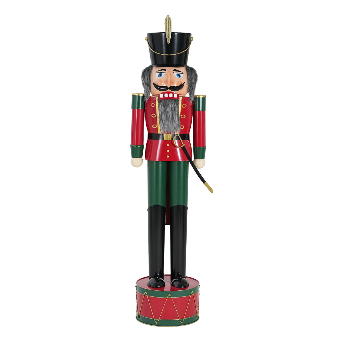 Christopher Knight Home 64" Iron King Nutcracker Soldier with Scepter, Ornament Christmas Decoration