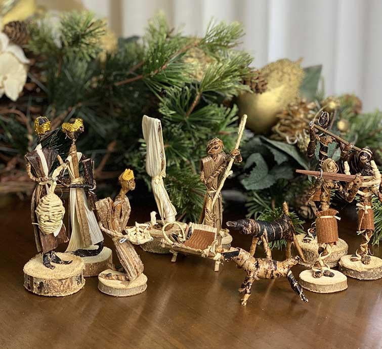 Banana Fiber Nativity Set Esther Kariuki