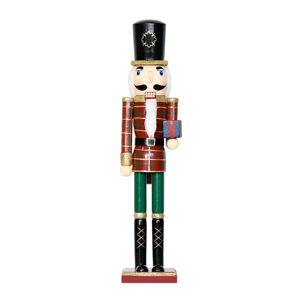 Nutcracker Ornaments Christmas Figure Puppet Toy Hand Painted Wood Material for Festive Home Decoration