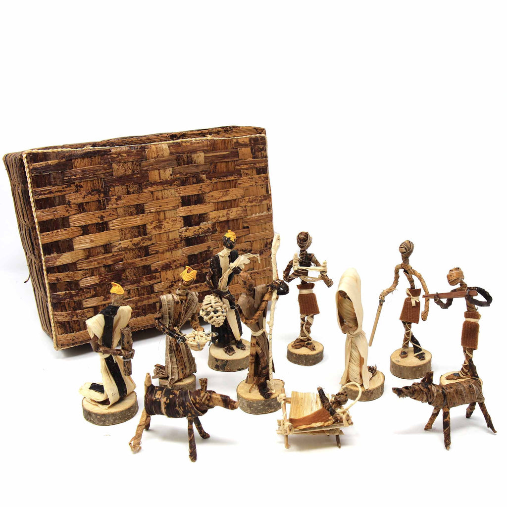 Banana Fiber Nativity Set Esther Kariuki