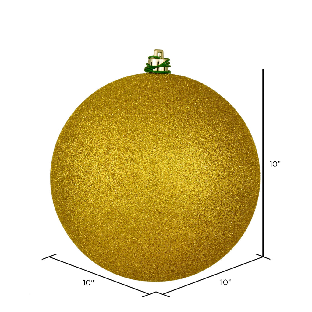 Vickerman 10" Sea Foam Candy Ball Ornament