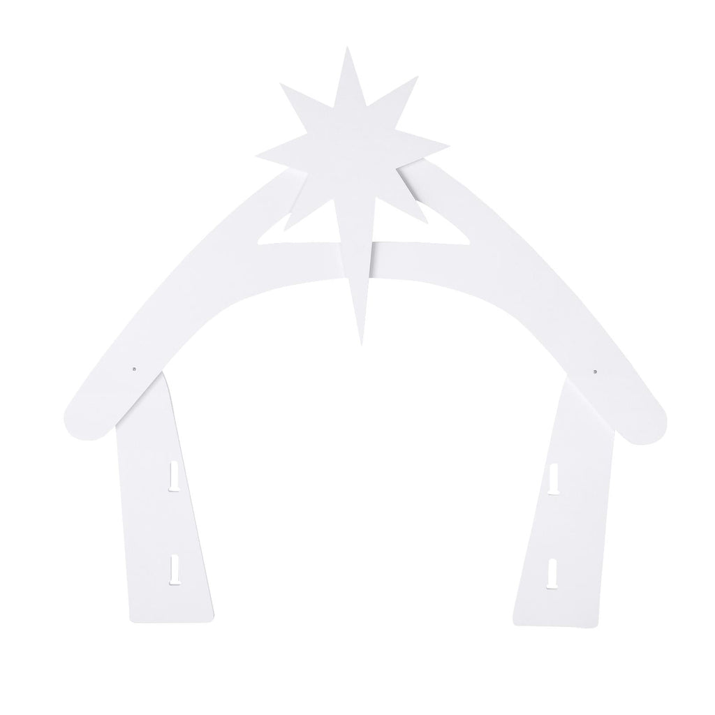 OverPatio Large Holy Family Christmas Decorations Outdoor Nativity Sets for Christmas, Weatherproof Lawn Nativity Scene Yard Display