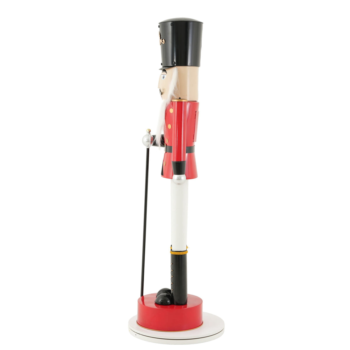 Christopher Knight Home 64" Iron King Nutcracker Soldier with Scepter, Ornament Christmas Decoration