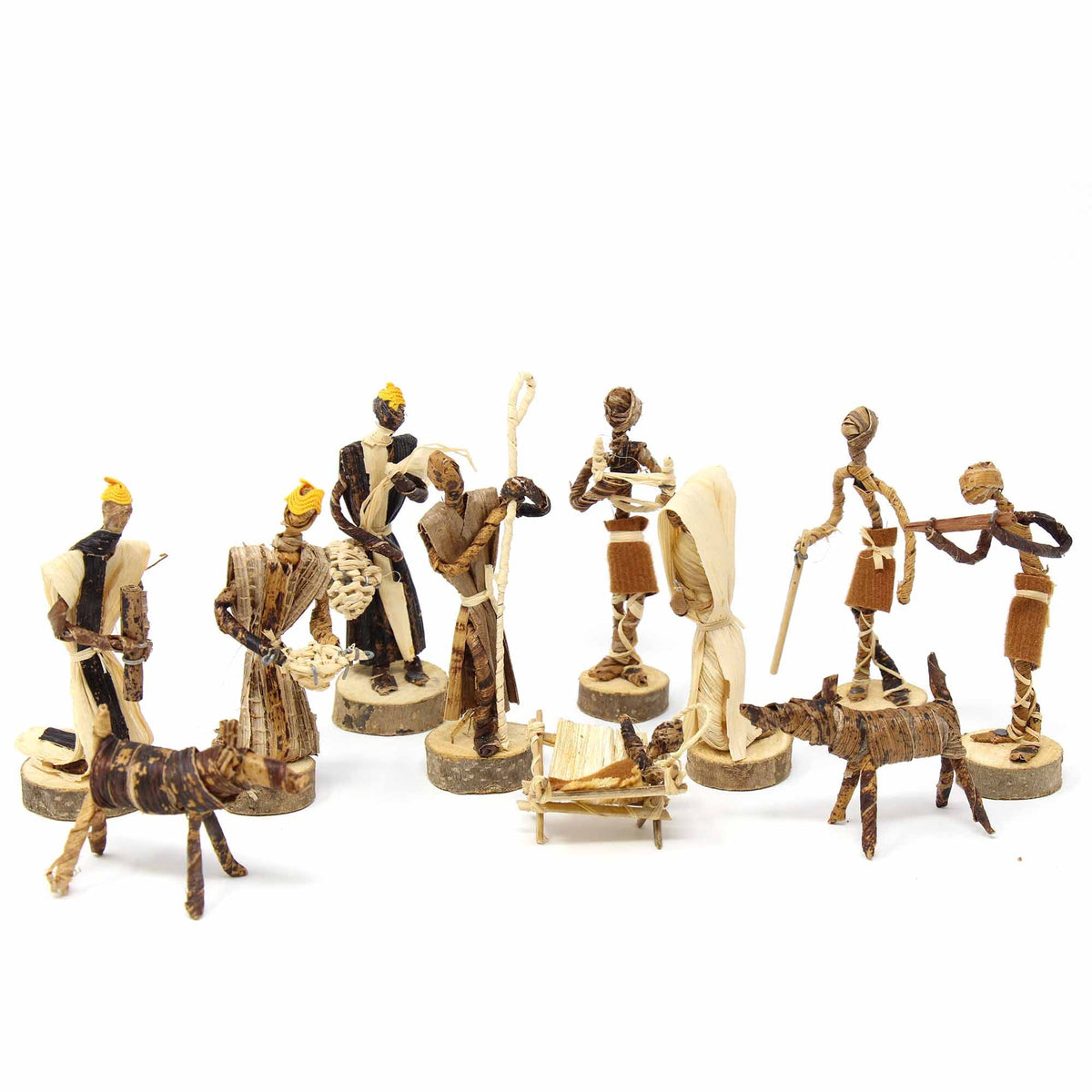 Banana Fiber Nativity Set Esther Kariuki