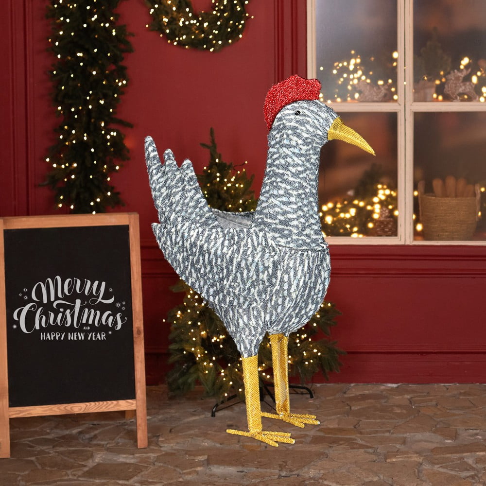 JOY Letter Sign Decoration - Lighted Home Scene Yard Sign Decor with Warm White Light - Indoor Outdoor Christmas Display for Lawn Garden - 47.2in Tall