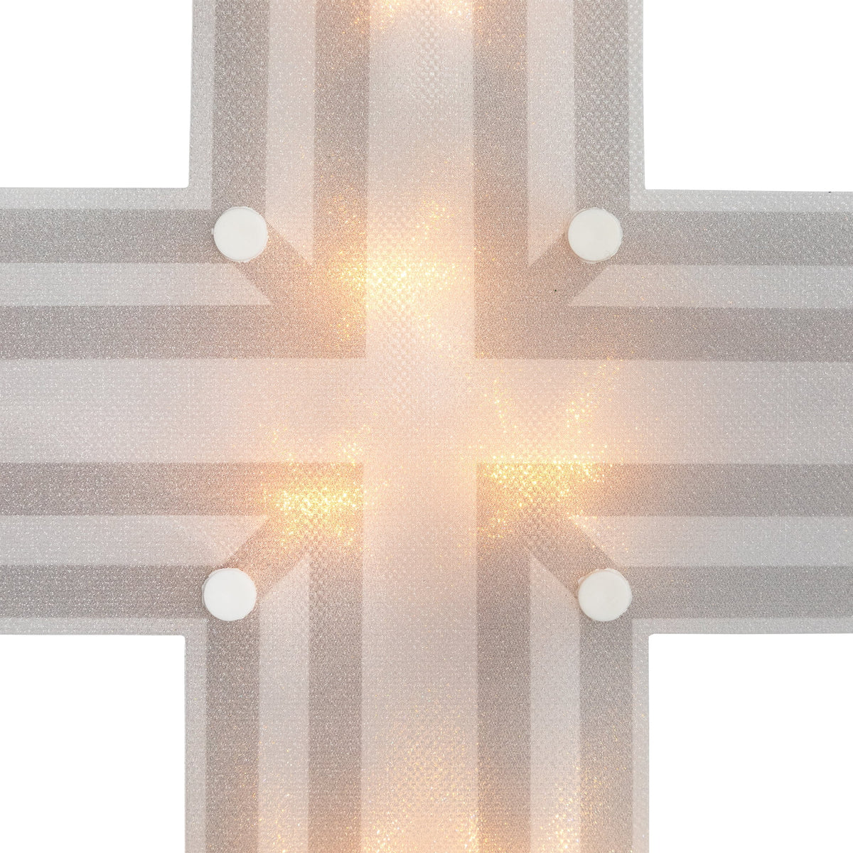 Northlight Lighted Cross Easter Window Decoration - 14"
