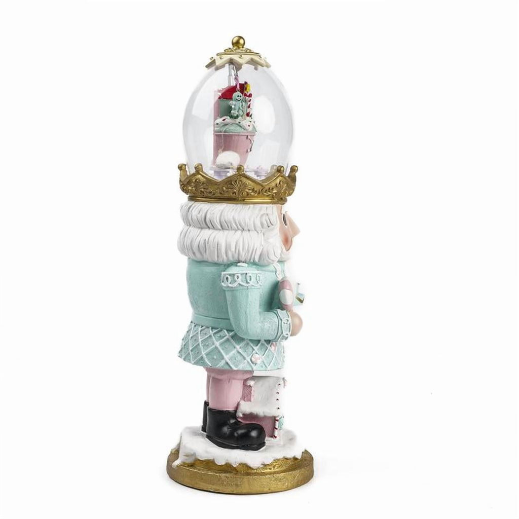 Nutcracker Christmas Snow Globe - Cute and Vibrant Christmas Figure for Home Decoration Gingerbread Nutcracker Christmas Tabletop Decor