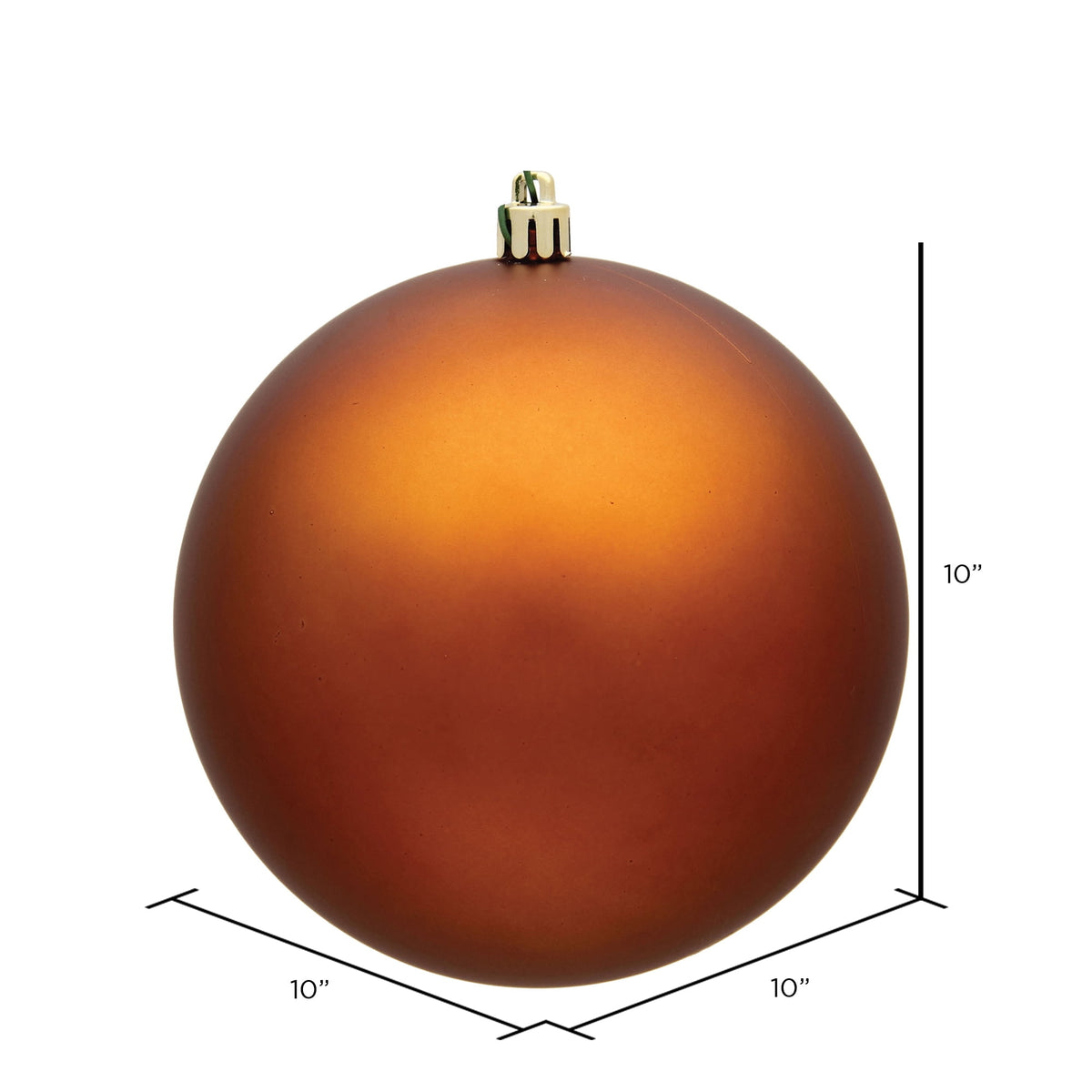 Vickerman 10" Sea Foam Candy Ball Ornament