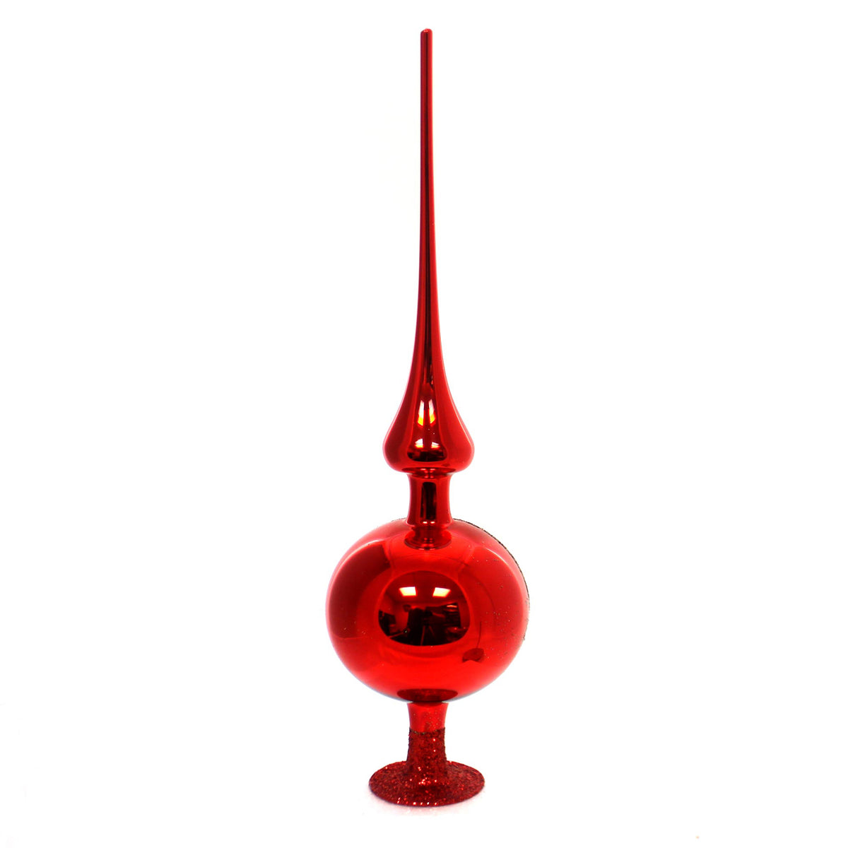 Inge Glas Christmas Dazzle Tree Topper Reflector Finial Free Standing 20690R033