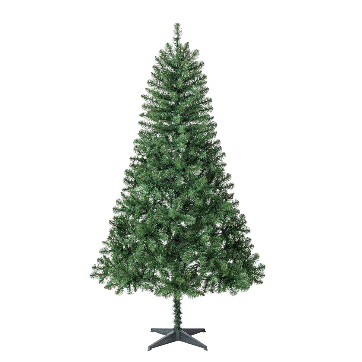 6.5' Pre-Lit Madison Pine Green Artificial Christmas Tree with Color-Changing LED Lights and Stand, by Holiday Time