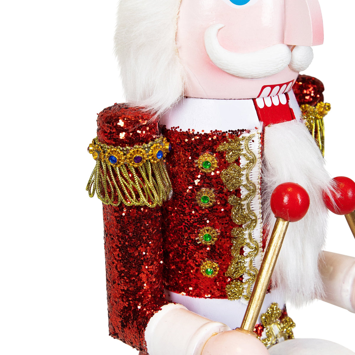 Northlight Glitter Christmas Nutcracker Drummer - 24"
