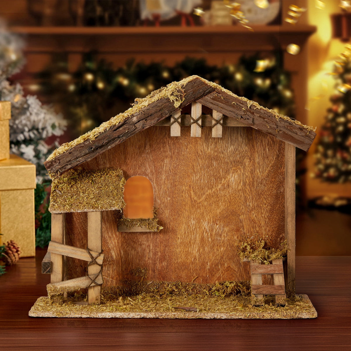 KUETH Indoor Nativity Set Christmas Nativity Scene Holiday Family Gift Religious Decorations 13 Pieces 7 inch