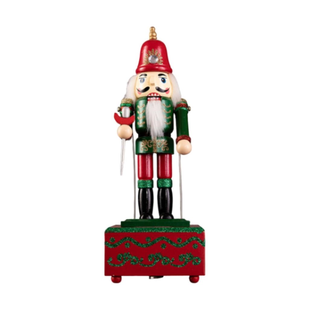 QSTDGVPW Christmas Nutcracker Decor Nutcracker Puppets Birthday Desktop Xmas Figurine for Wearing Cone Hat