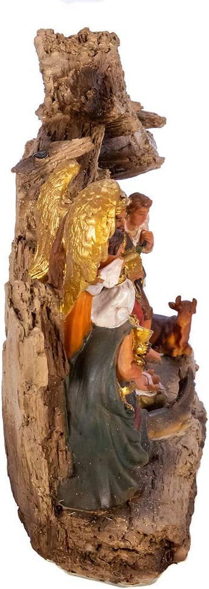 Kurt Adler 7-Inch Resin Nativity Table Piece, 11 Piece Set