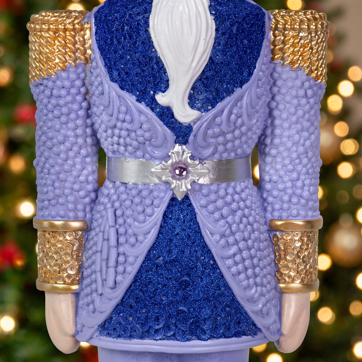 Sunnydaze Pink Polyresin Kenneth the Princely Nutcracker Christmas Statue, 37"