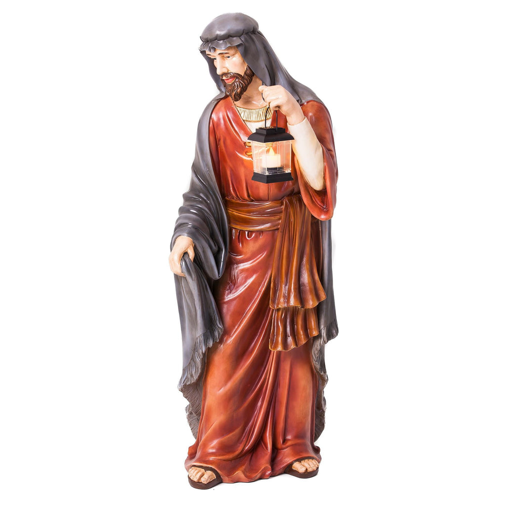 Evergreen 3-Piece Mary, Joseph and Baby Jesus Nativity Outdoor Safe Garden Set