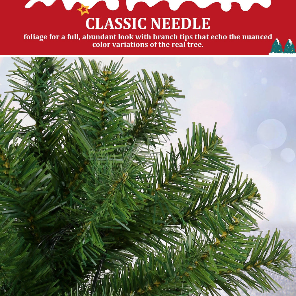 Funcid 6ft Pink Artificial Christmas Tree, Hinged Spruce Full Tree with 1477 Branch Tips, Foldable Metal Stand, New PVC Material, Xmas Tree for Indoor and Outdoor Decoration