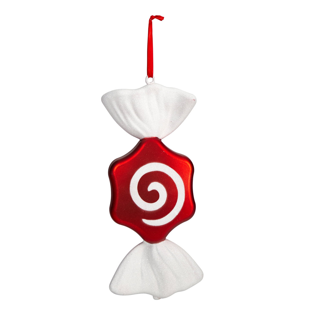 Nearly Natural 12" Holiday Assorted Polystyrene Christmas Jumbo Assorted Candy, Deluxe Shatterproof Ornament, 4 Count