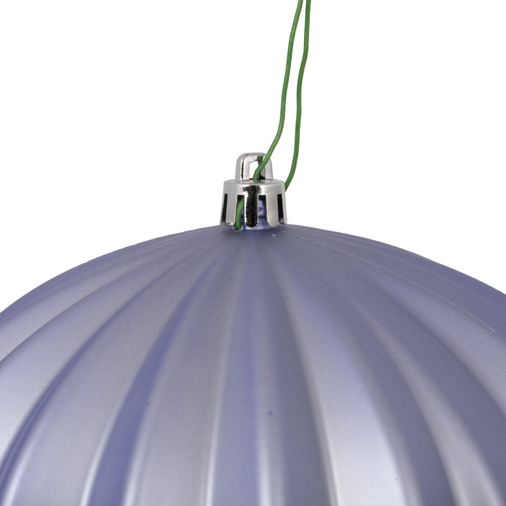 Vickerman 5.7" Teal Shiny Onion Christmas Ornament, UV treated, Set of 3
