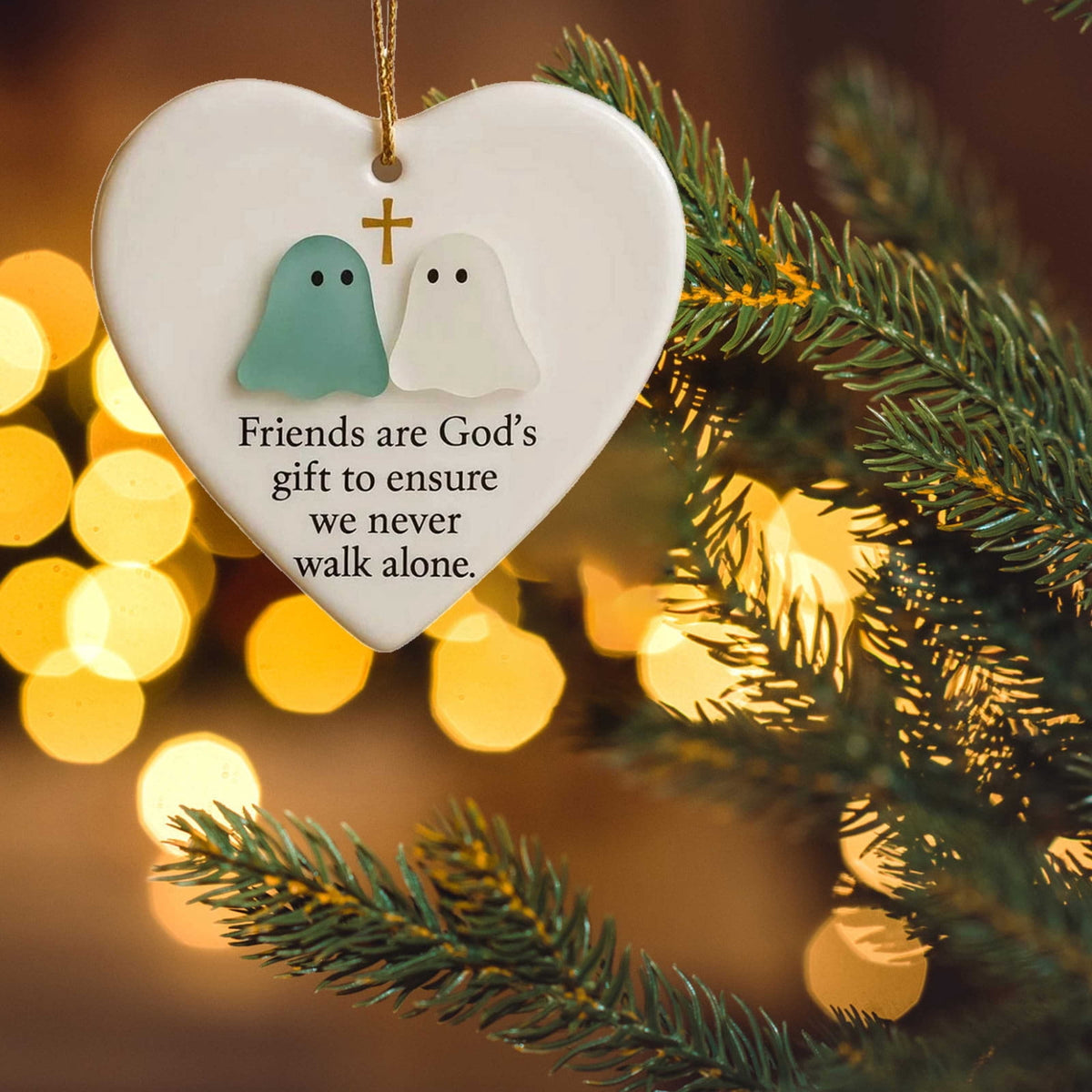 DAMAI Sea Glass Nativity Christmas Ornament,Hanging Sea Glass Nativity Christmas Tree Decoration,Coastal Inspired Sea Glass Nativity Ornament,Handmade Nativity Scene, with Shells and Starfish