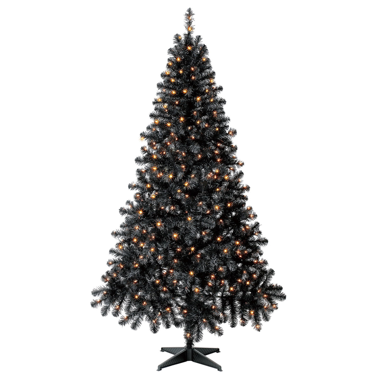 6.5' Pre-Lit Madison Pine Green Artificial Christmas Tree with Color-Changing LED Lights and Stand, by Holiday Time