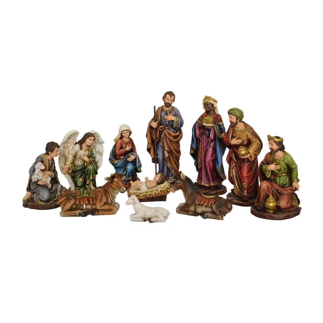 Nativity & Three Wise Men 11Pcs/Set 12 Inch H