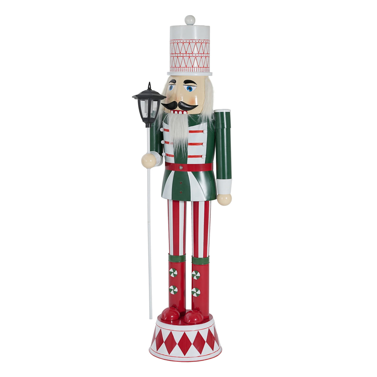 Christopher Knight Home 64" Iron King Nutcracker Soldier with Scepter, Ornament Christmas Decoration