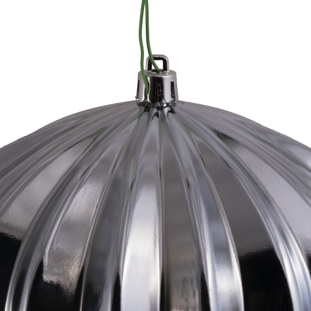 Vickerman 5.7" Burnished Orange Matte Onion Christmas Ornament, UV treated, Set of 3