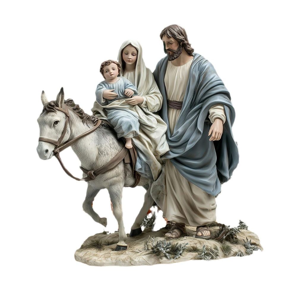 yotijay Holy Family Nativity Scene Christmas Decoration Ornament Stakes Outside Backyard