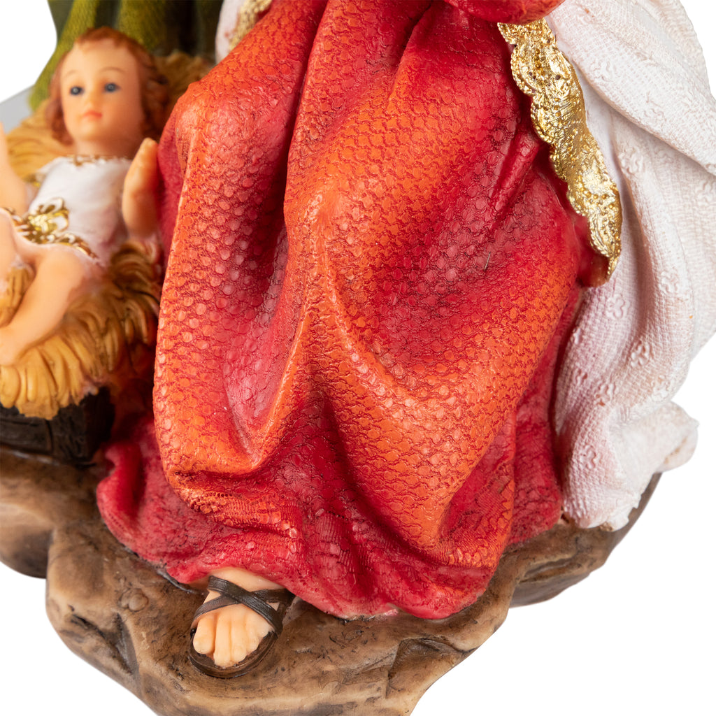 Northlight Joseph, Mary and Baby Jesus Holy Family Nativity Scene Christmas Decoration - 9"