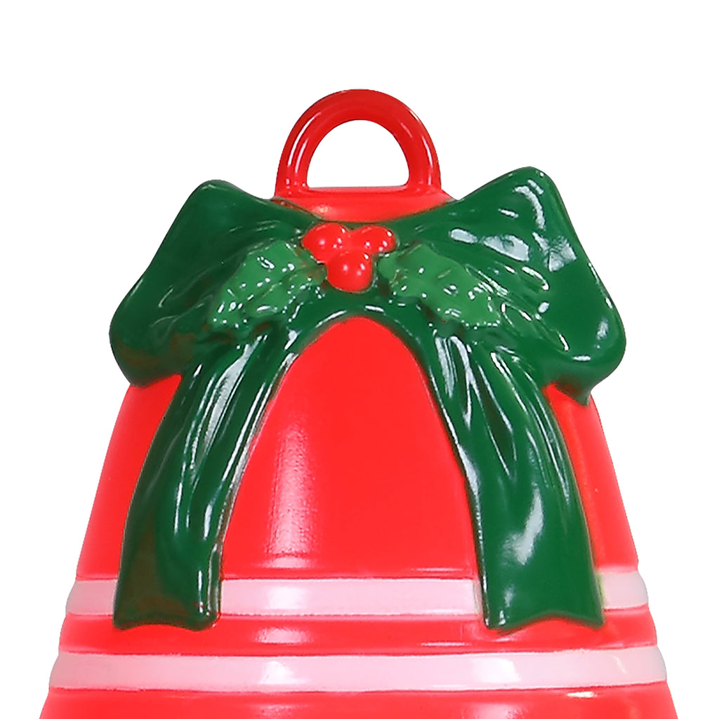 Mr. Christmas Blow Mold Pathway Bells with Lights and Sounds