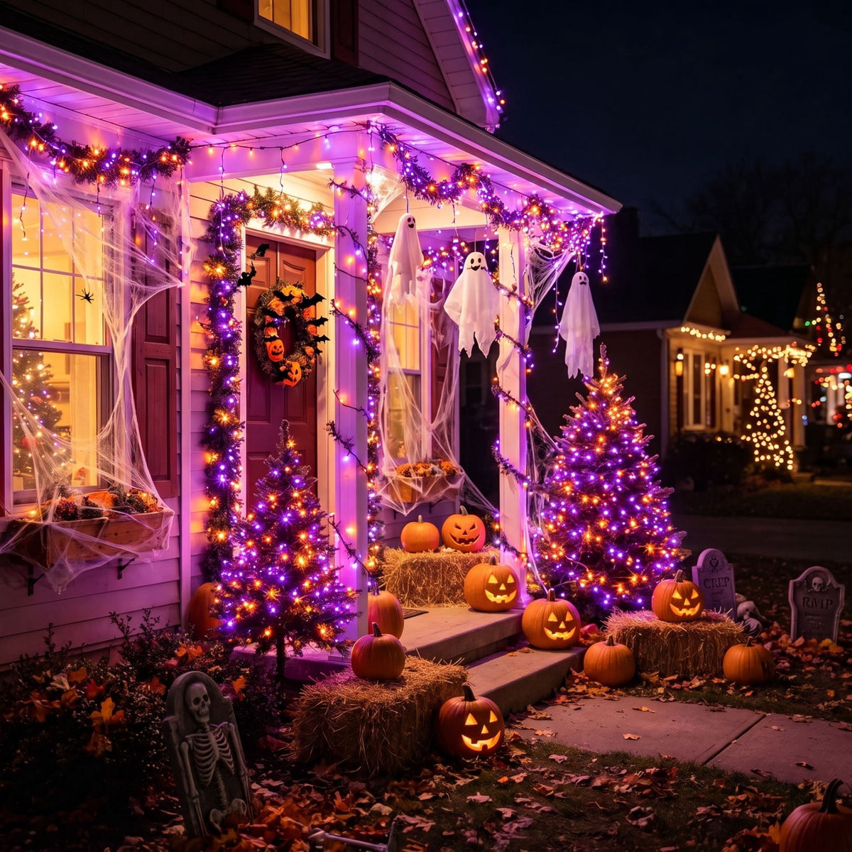 Scidweet Christmas String Lights, 105 FT 300 LED Twinkle Fairy Lights for Indoor Outdoor Christmas Tree Home Xmas Decorations, Multicolor