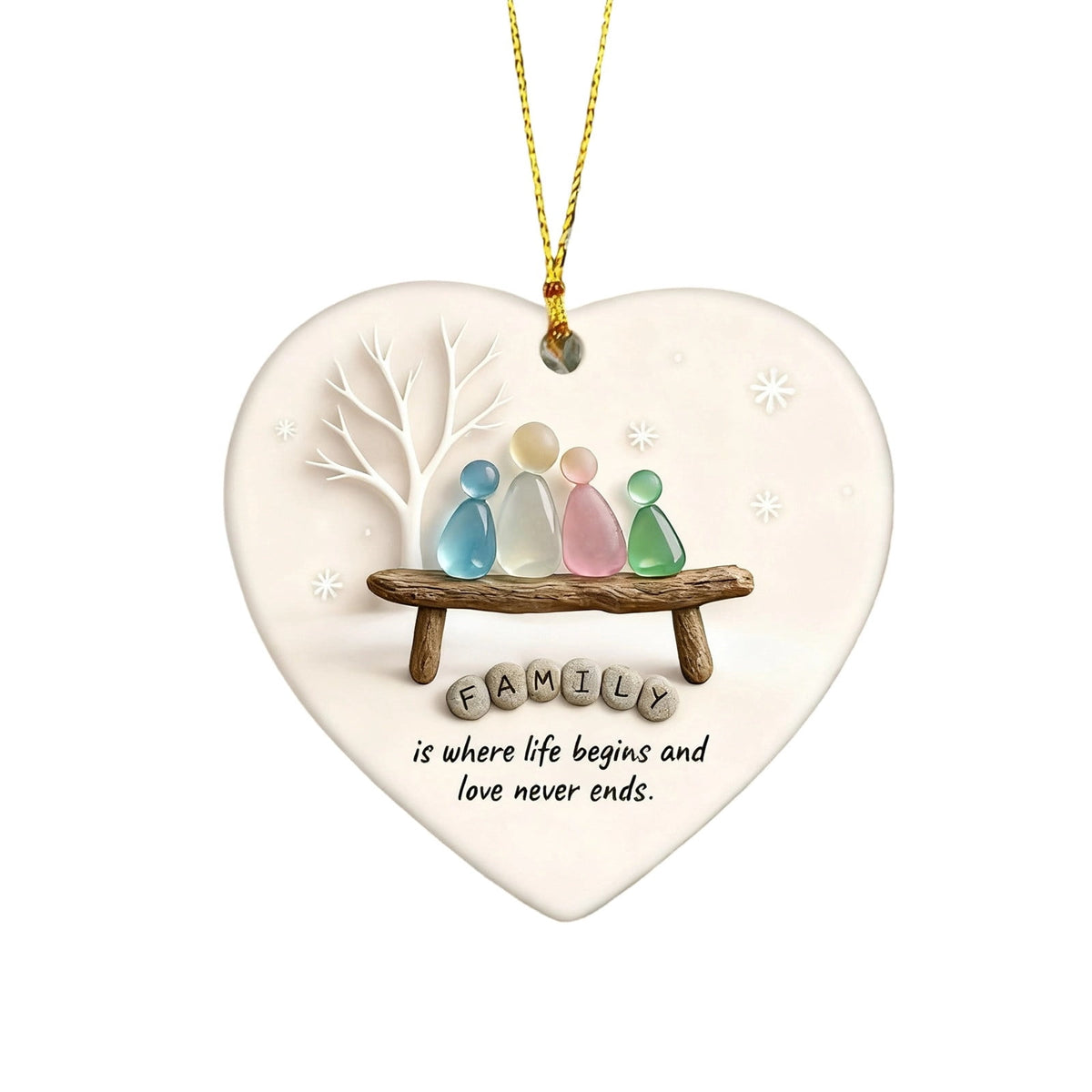 Lunxisen 1 Pcs Sea Glass Nativity: Jesus’ Birth Christmas Ornament,Coastal Inspired Sea Glass Nativity Ornament,Handmade Nativity Scene, with Shells and Starfish