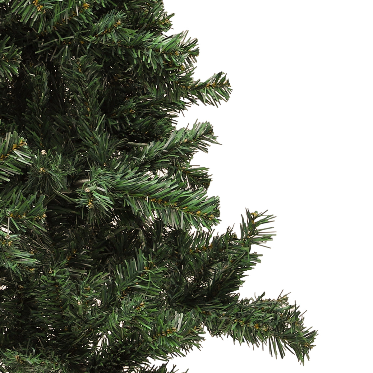 Uforic 6ft Pre-lit Hinged Spruce Artificial Christmas Tree with 1000 Branch Tips & 250 Lights, Remote Control, 11 Light Modes, Green