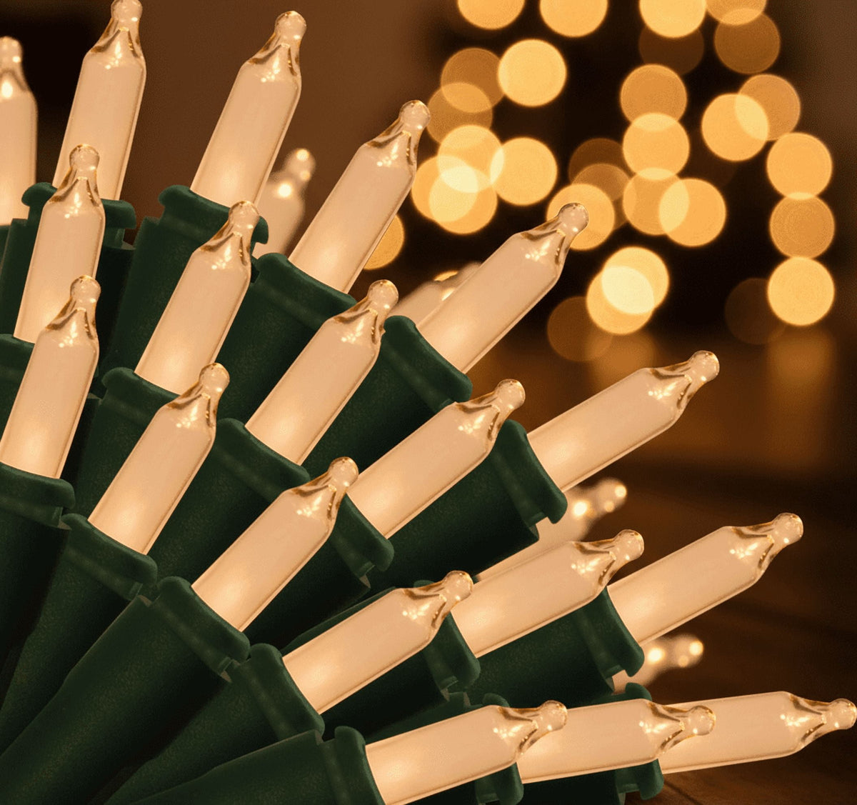 Brite Star 100 Lt Random Twinkling Mini, clear, green wire