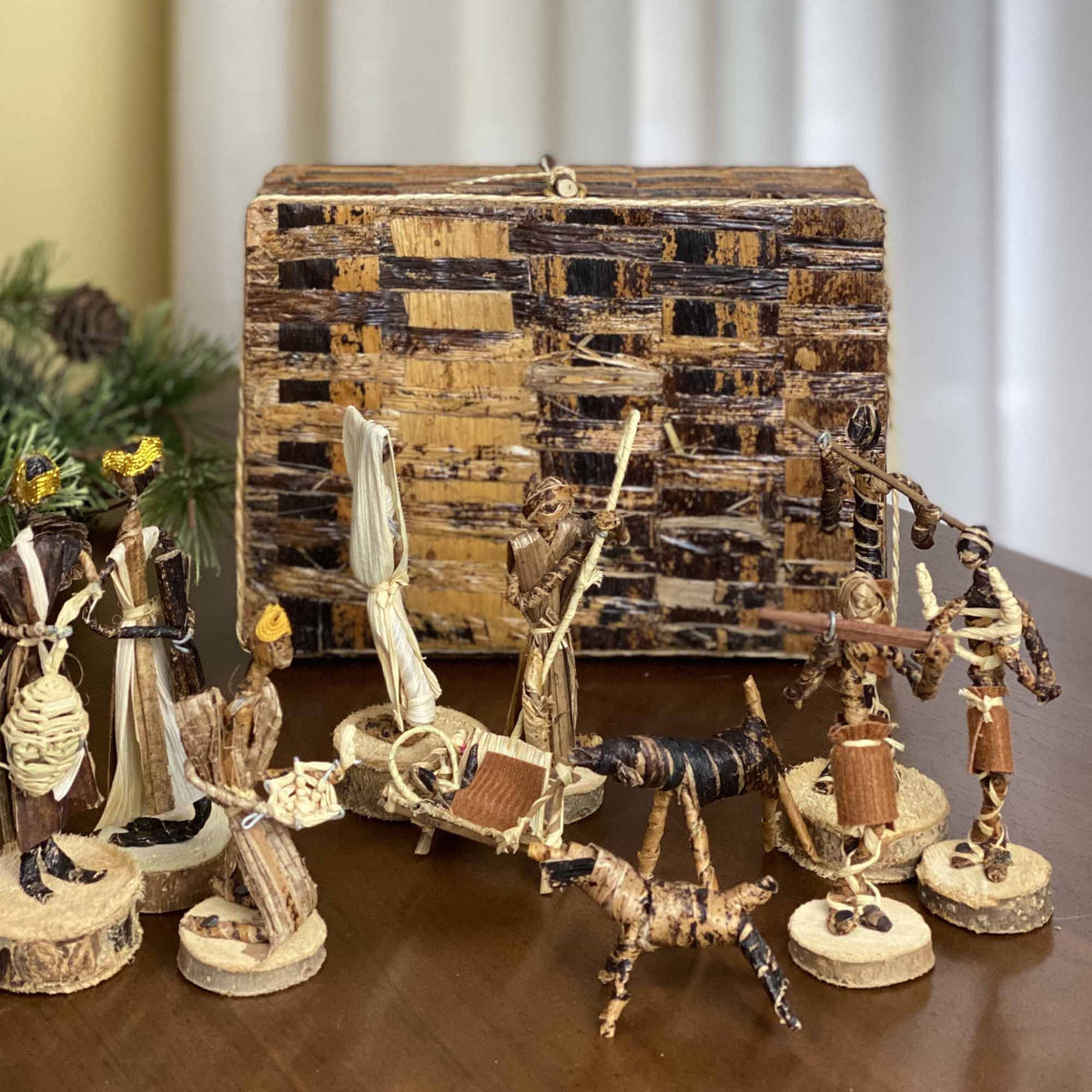 Banana Fiber Nativity Set Esther Kariuki