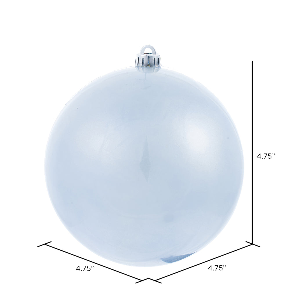 Vickerman 4.75" Coral Candy Ball Ornament, 4 per Bag