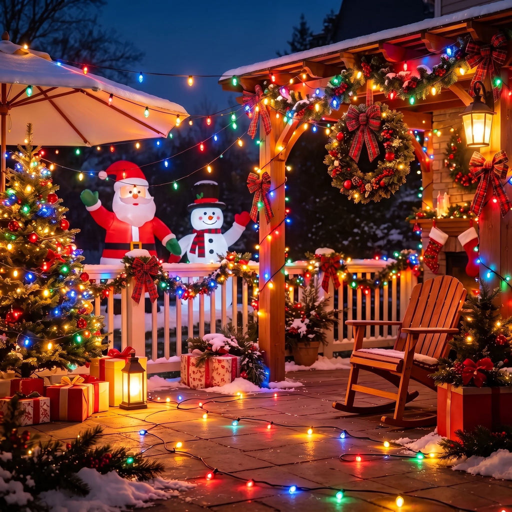 Scidweet Christmas String Lights, 105 FT 300 LED Twinkle Fairy Lights for Indoor Outdoor Christmas Tree Home Xmas Decorations, Multicolor