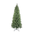 7' Non-Lit Brighton Cashmere Green Artificial Christmas Tree with Stand, by Holiday Time