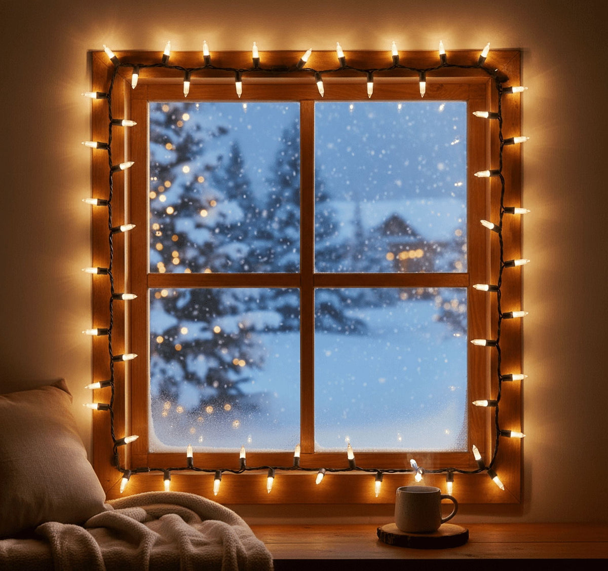 Brite Star 100 Lt Random Twinkling Mini, clear, green wire