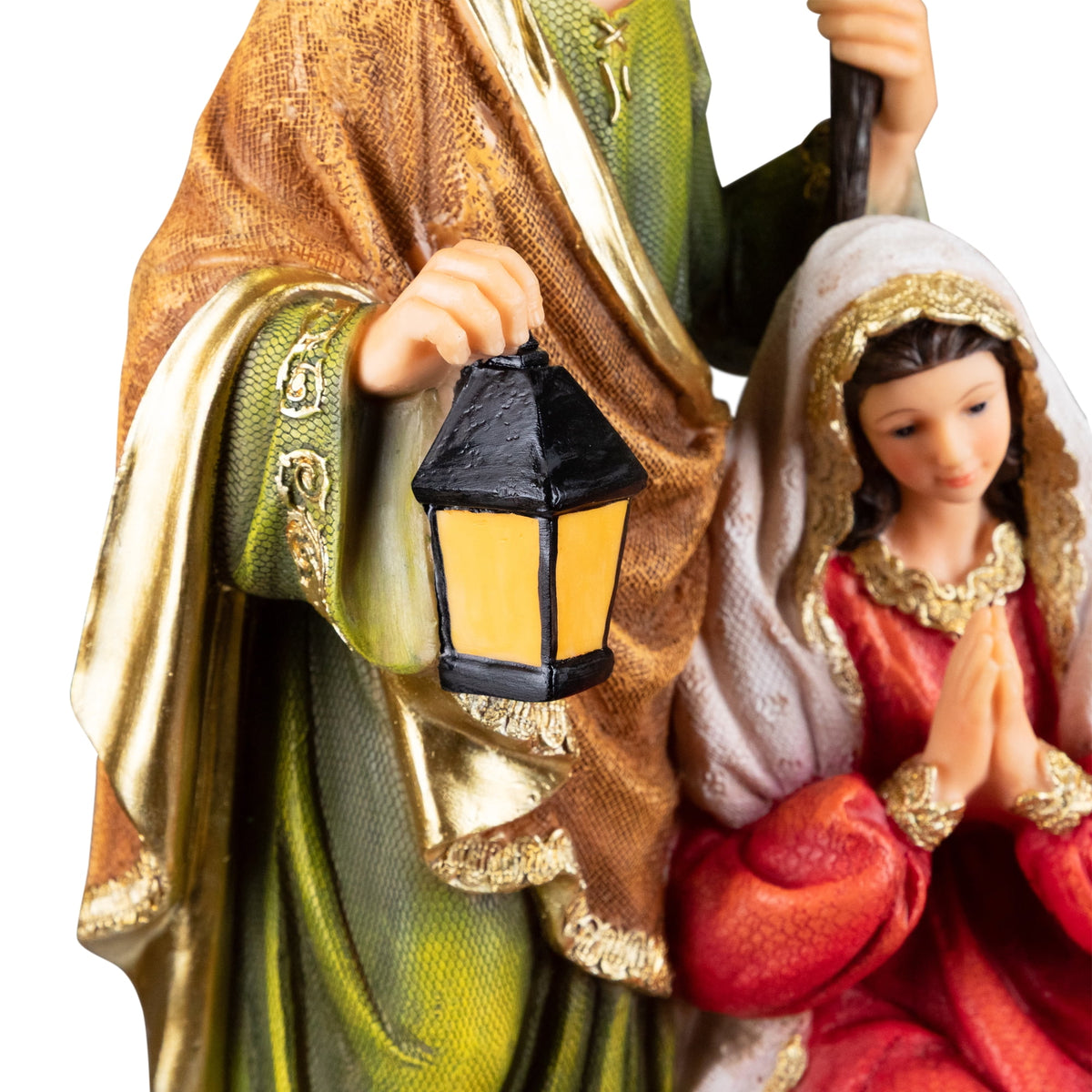 Northlight Joseph, Mary and Baby Jesus Holy Family Nativity Scene Christmas Decoration - 9"