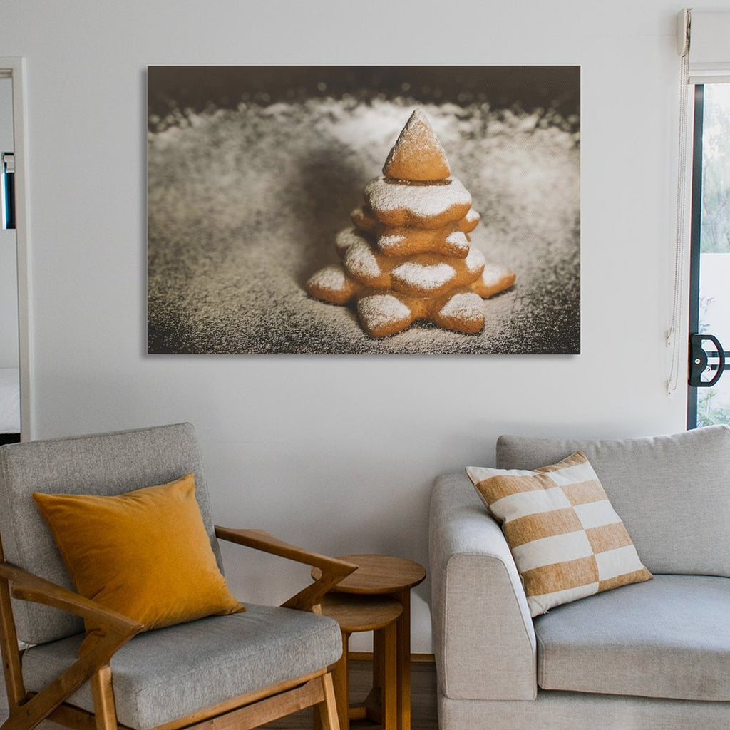 Christmas Cookies Wall Art Picture Painting Poster Canvas Print Posters Artworks Bedroom Living Room Decor 24x36inch(60x90cm)
