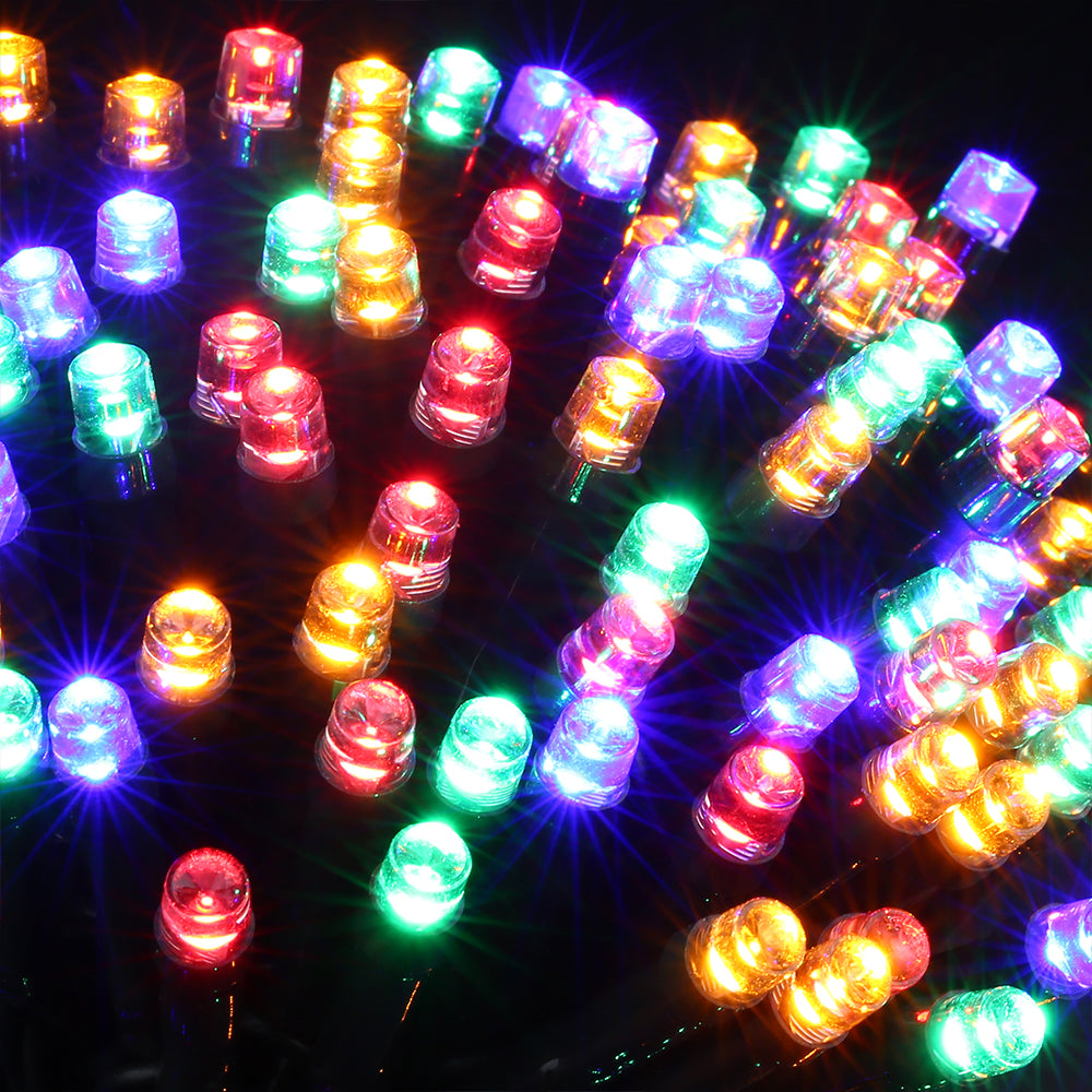 Christmas Lights Multicolor, Toodour 82ft 200 LED Christmas String Lights with 8 Modes, Timer, Connectable Plug in Christmas Outdoor Indoor Lights for Home, Garden, Party, Christmas Tree Decor