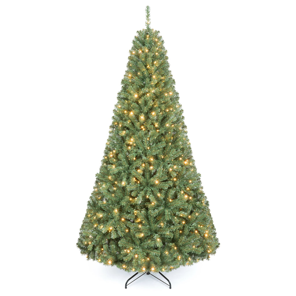 Costway 4 FT Pre-Lit Artificial Christmas Tree with 296 Dense Branch Tips, 100 LED Lights