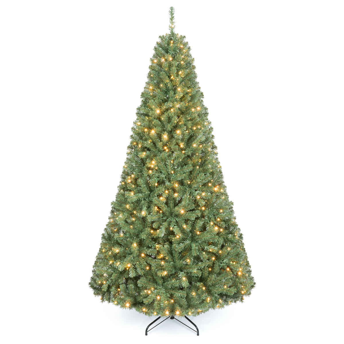 Costway 4 FT Pre-Lit Artificial Christmas Tree with 296 Dense Branch Tips, 100 LED Lights