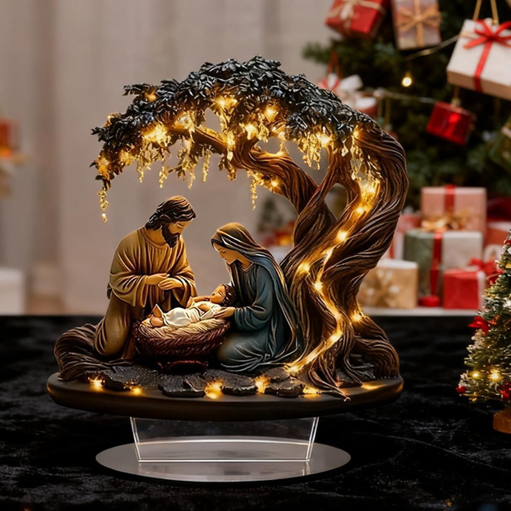 Acrylic Nativity Scene Desktop Decoration for Home Office