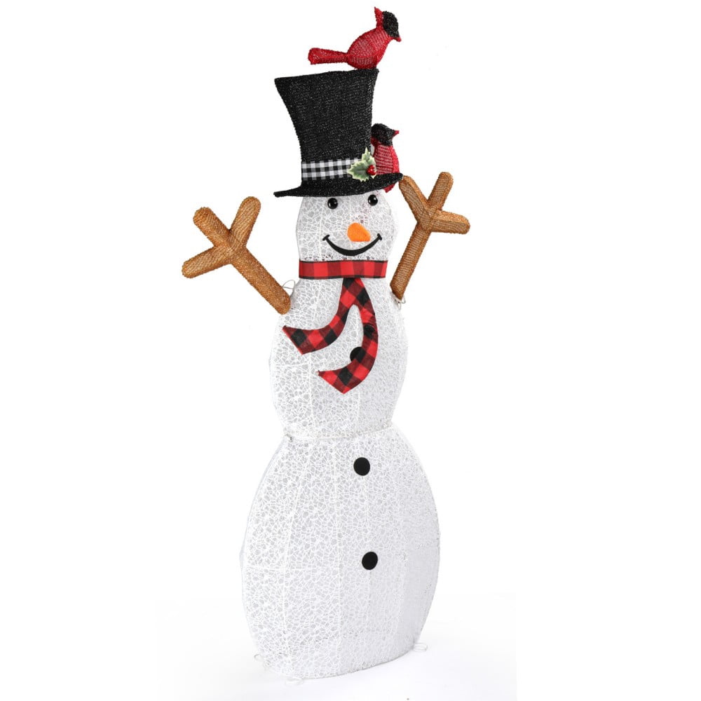 JOY Letter Sign Decoration - Lighted Home Scene Yard Sign Decor with Warm White Light - Indoor Outdoor Christmas Display for Lawn Garden - 47.2in Tall