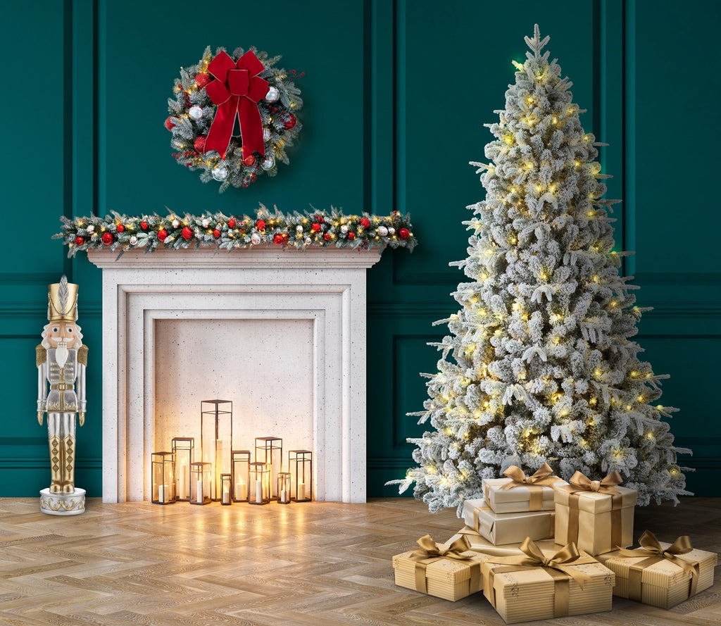 Haute Decor 37 Inch Tall Gold and Silver Nutcracker - Decorative Christmas Nutcracker for Indoor/Outdoor Use - Large Nutcracker for Holiday Decoration