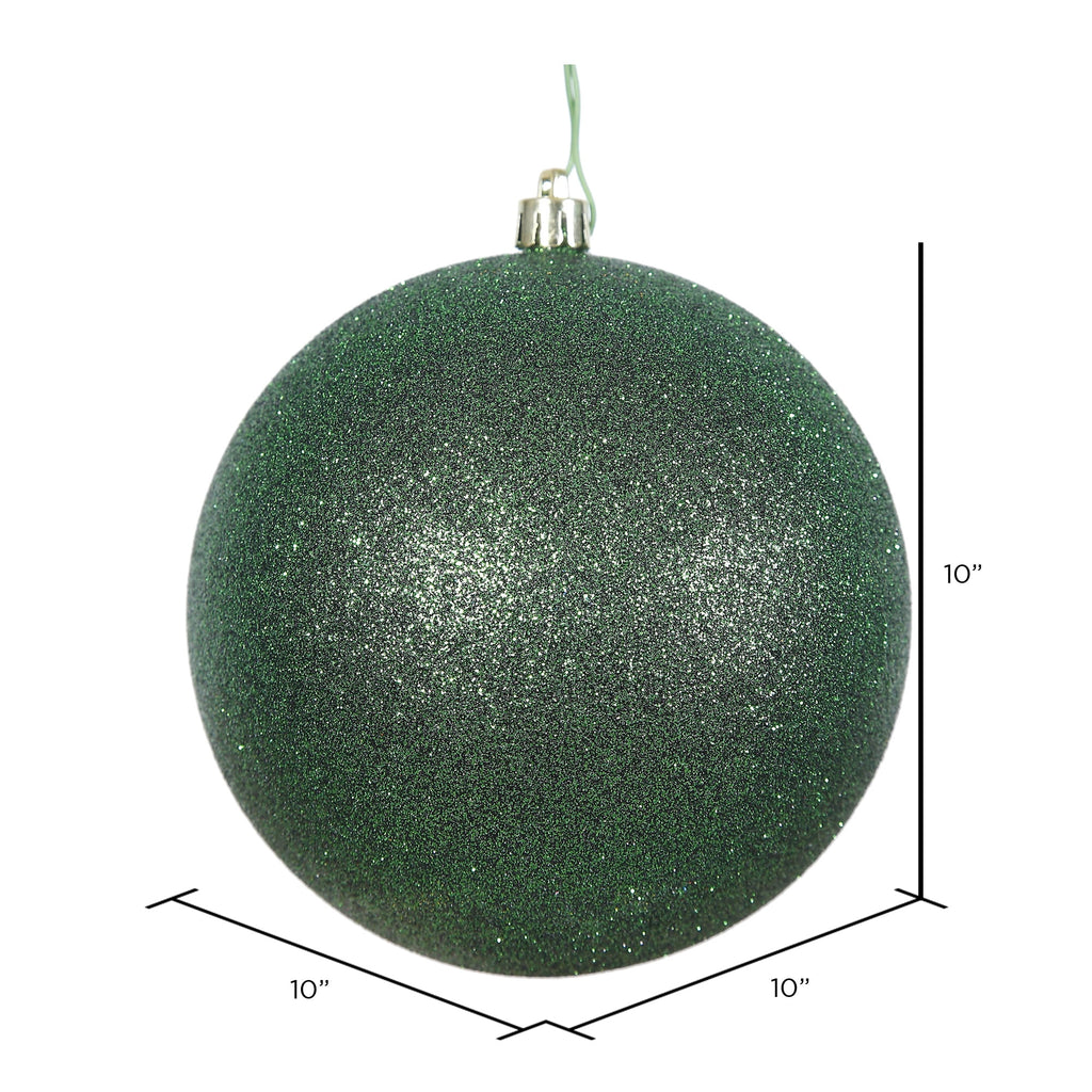 Vickerman 10" Sea Foam Candy Ball Ornament