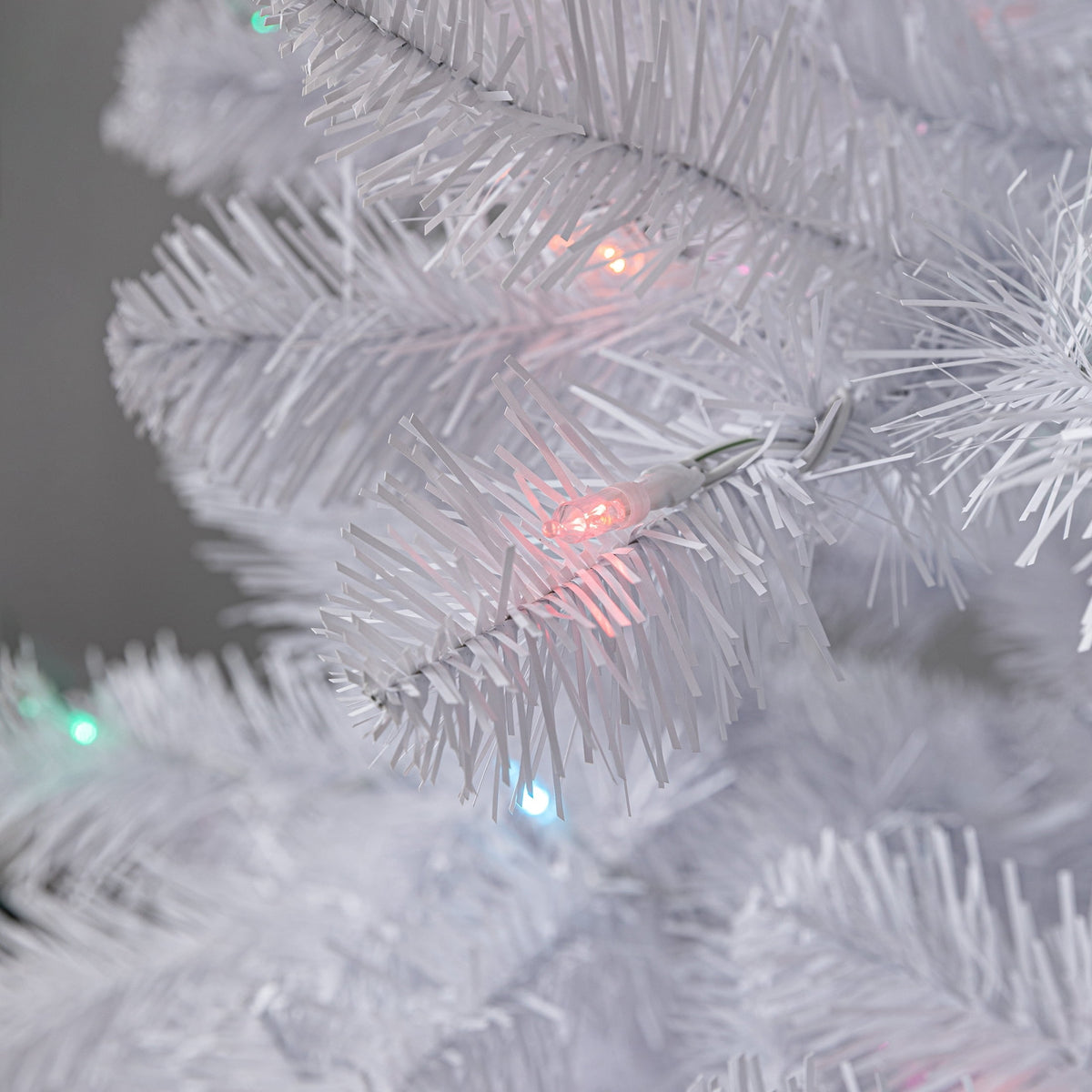 6.5' Pre-Lit Madison Pine Green Artificial Christmas Tree with Color-Changing LED Lights and Stand, by Holiday Time